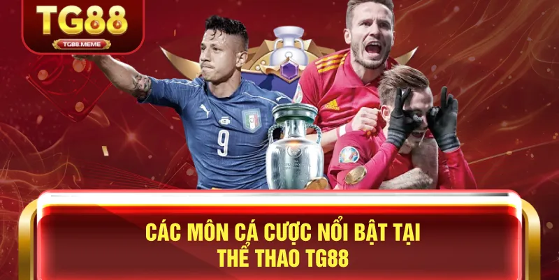 Các Môn Cá Cược Nổi Bật Tại Thể Thao TG88